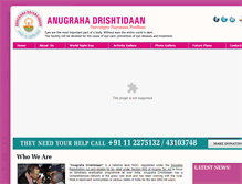 Tablet Screenshot of anugrahadrishtidaan.org